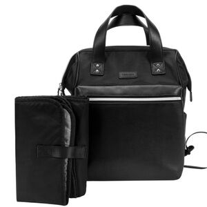 Verona black diaper bag